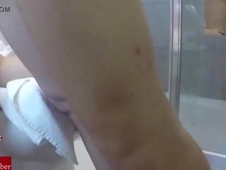 Blowjob on the toilet. Homemade mov with an amateur couple fucking SAN74